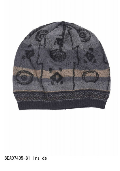 Fuga Fuga  Knitted Cap - Black (7405)
