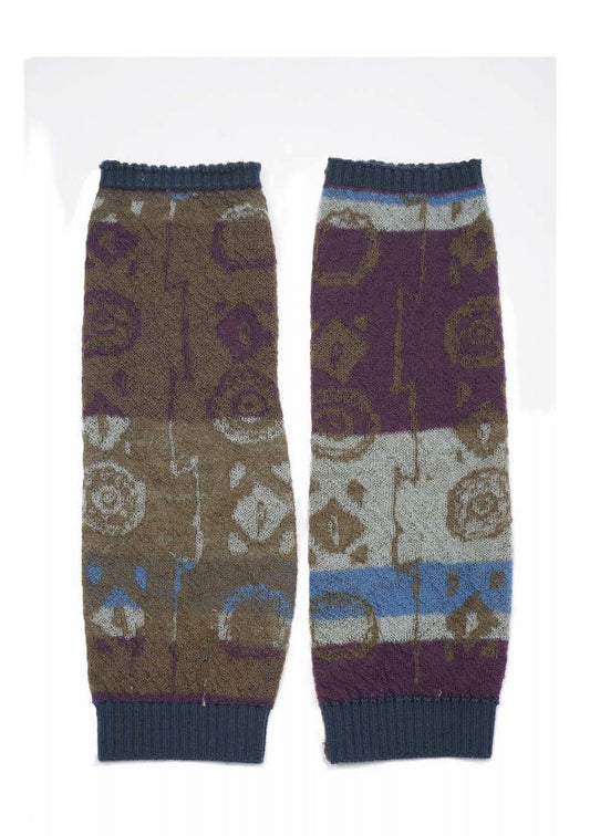 Fuga Fuga  Knitted Armwear - Khaki (7406)