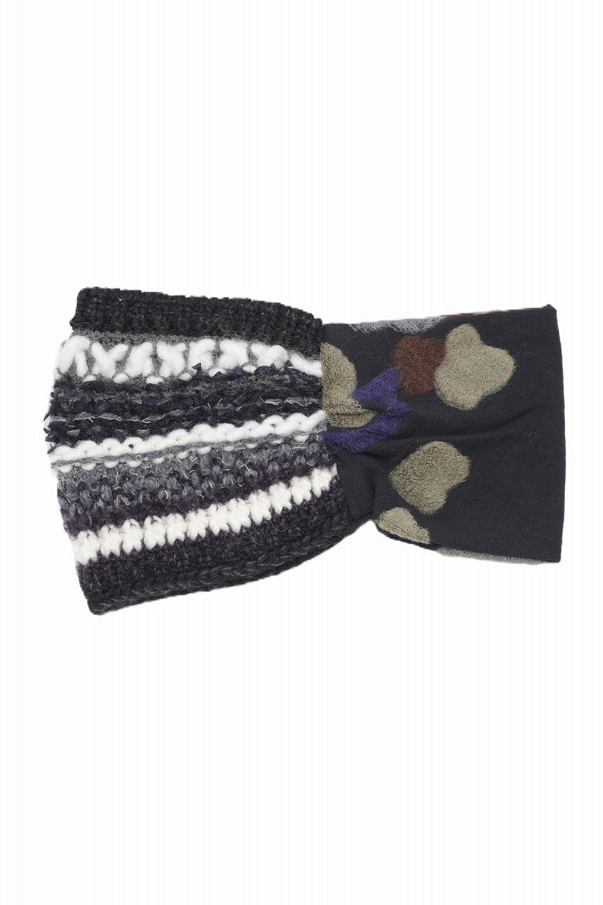 Arriving tomorrow: M Kyoko Knitted Hair Band - Black