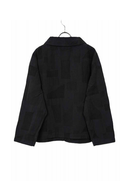 Fuga Fuga Cotton Linen Woven Jacket - Black