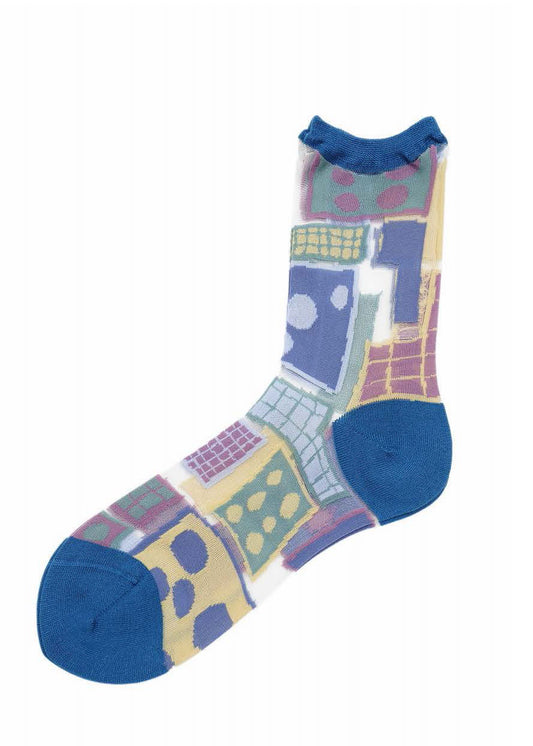 Fuga Fuga  Socks - Blue (7073)