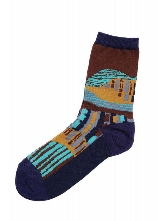 Fuga Fuga  Socks - Dark Blue (7074)