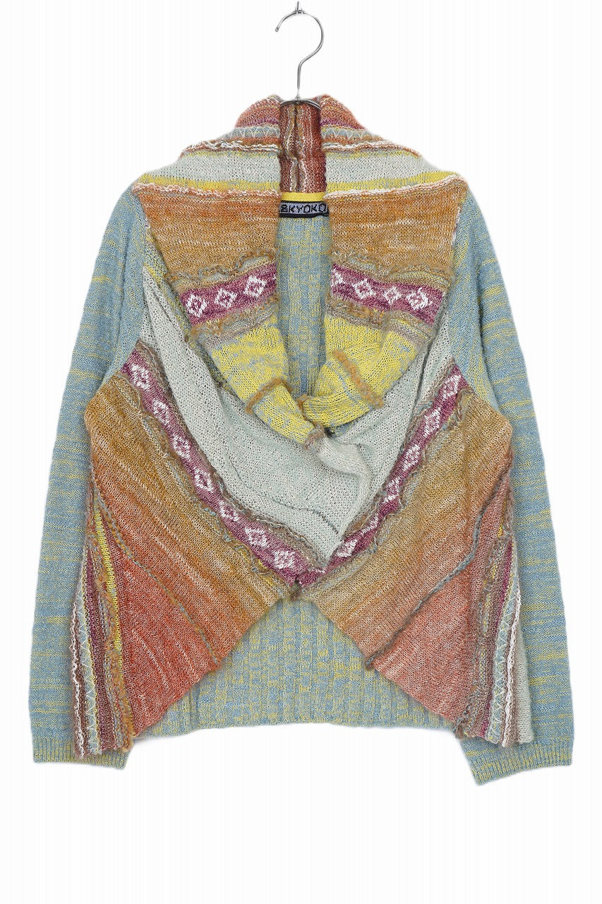 M & Kyoko Knitted Cardigan - Sax