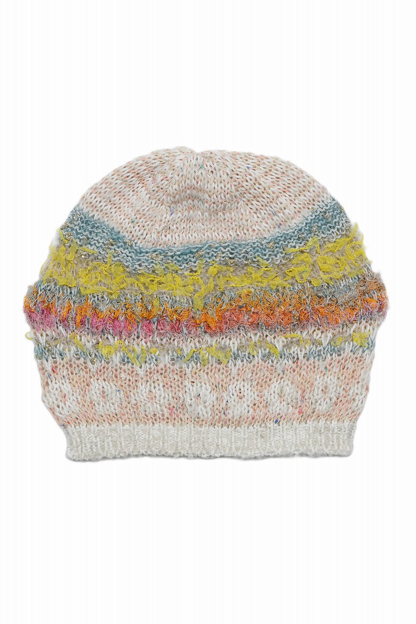 M Kyoko Knitted Hat - Beige