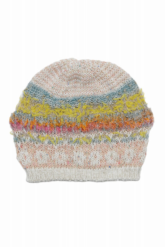 M Kyoko Knitted Hat - Beige