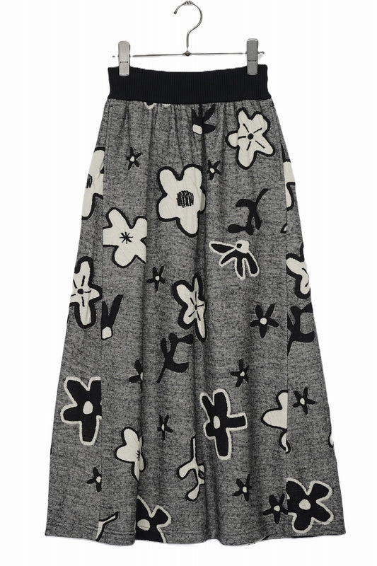 M & Kyoko Knitted Skirt - Floral