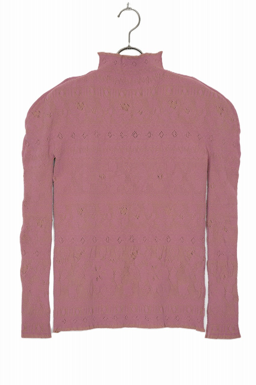 M & Kyoko Reversible Knitted Pullover - Mustard/Pink