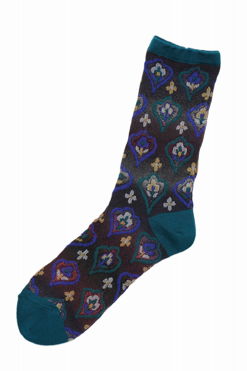 M. & Kyoko Wool/Cotton Socks - Black