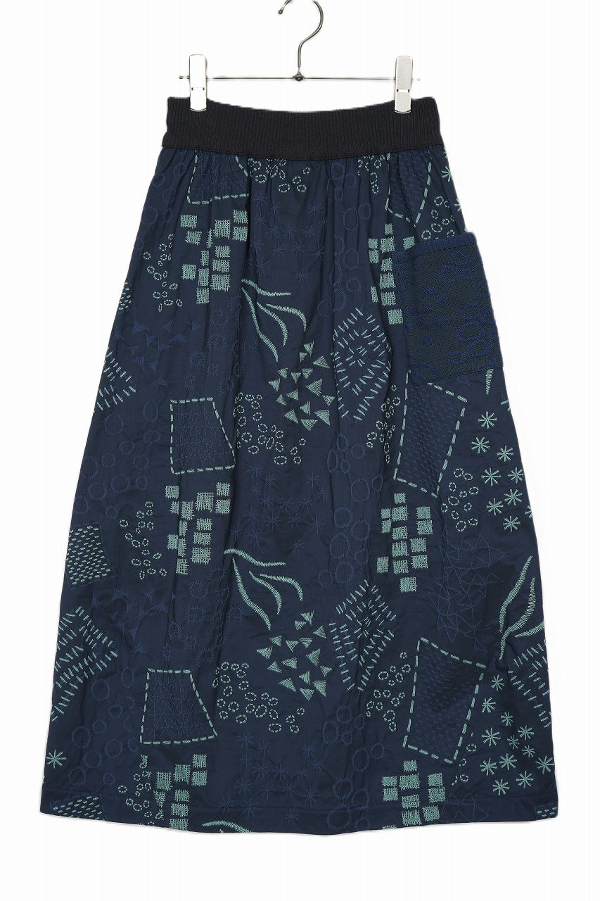 Fuga Fuga Woven Skirt - Dark Blue