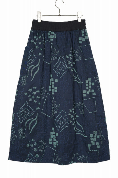 Fuga Fuga Woven Skirt - Dark Blue