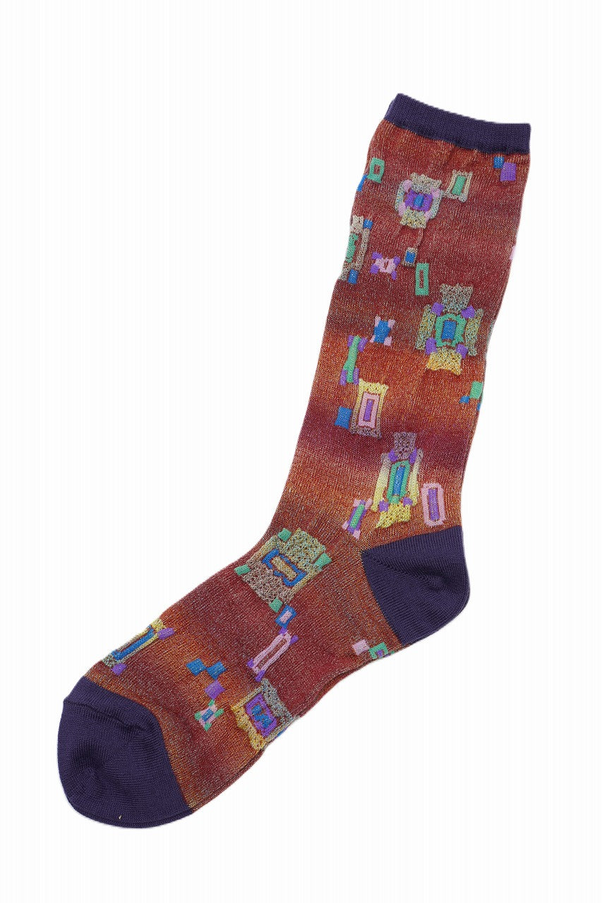 Fuga Fuga Wool/Cotton Socks - Red