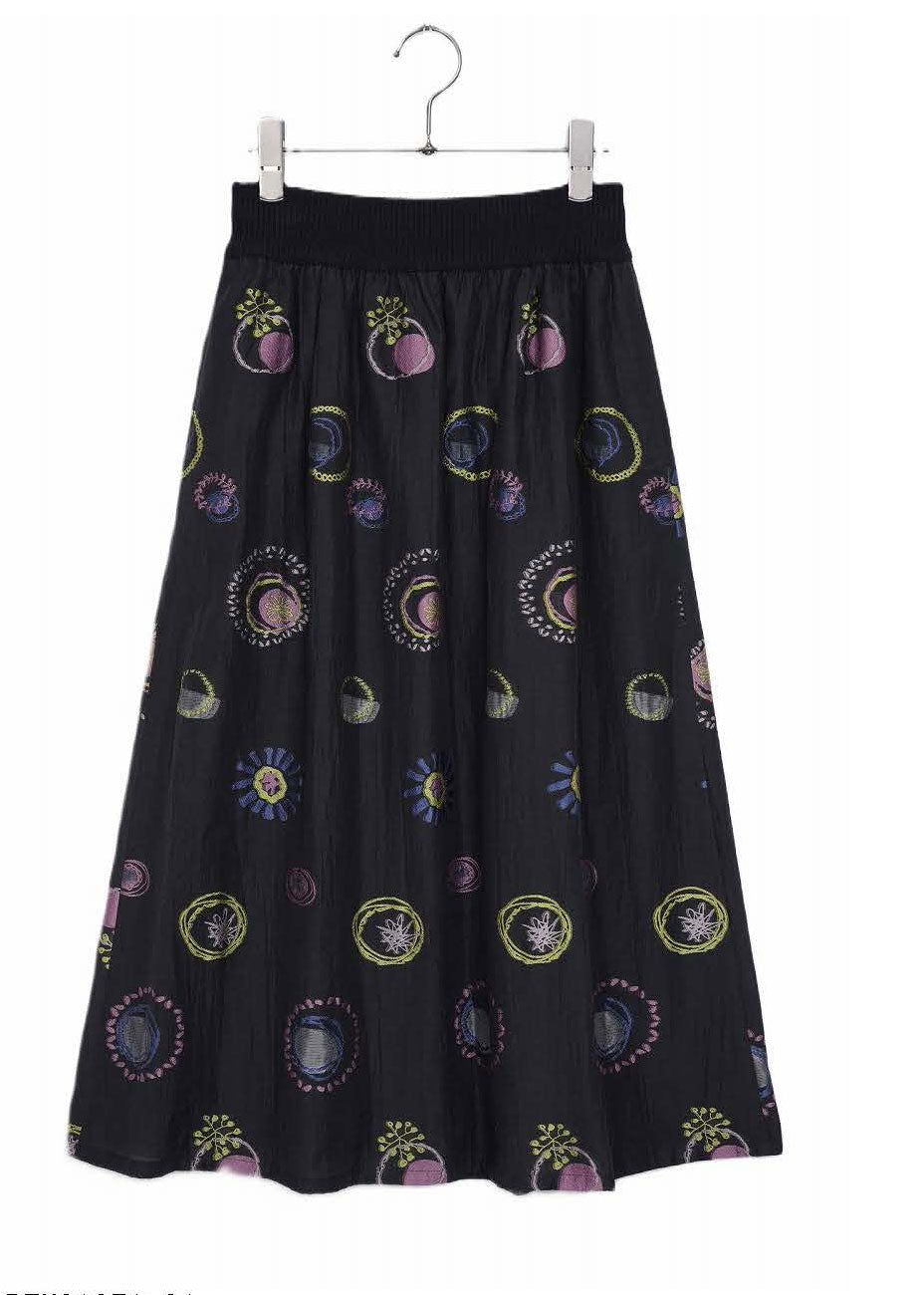 M Kyoko Woven Skirt - Black (1071)