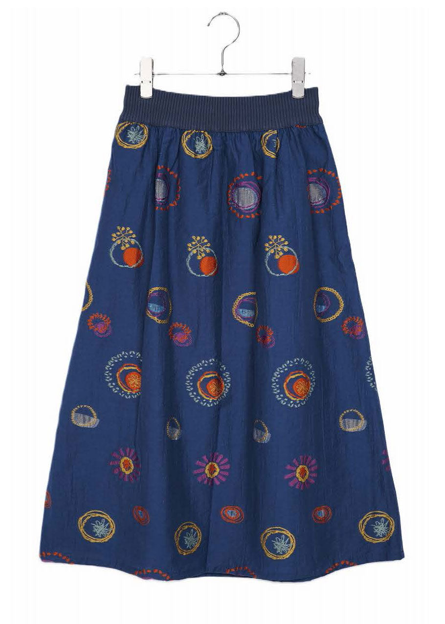 M Kyoko Woven Skirt - Dark blue (1071)