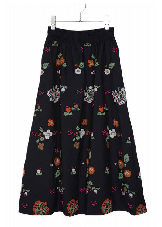 M Kyoko Woven Skirt- Black (1076)