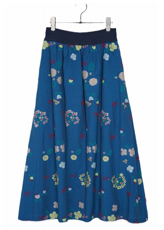 M Kyoko Woven Skirt- Blue (1076)