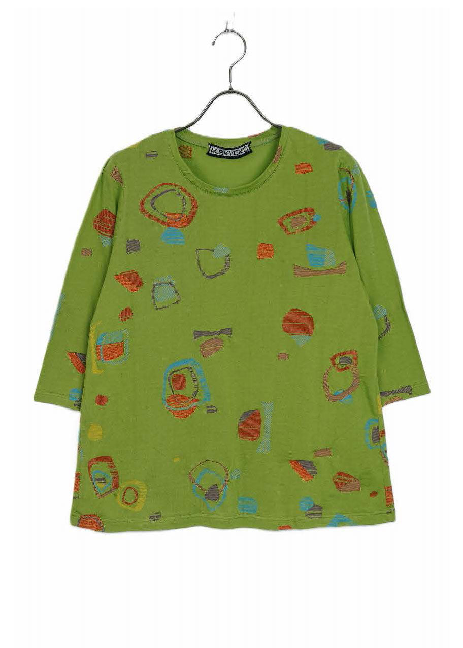 M Kyoko Knitted Pullover- Green (1099)
