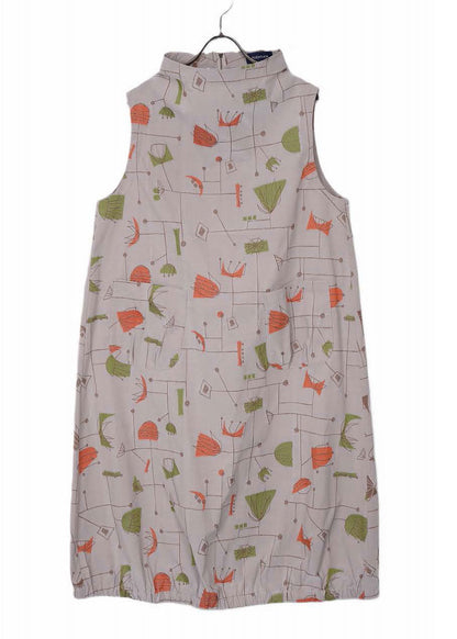 Fuga Fuga Woven Dress - Beige (7046)