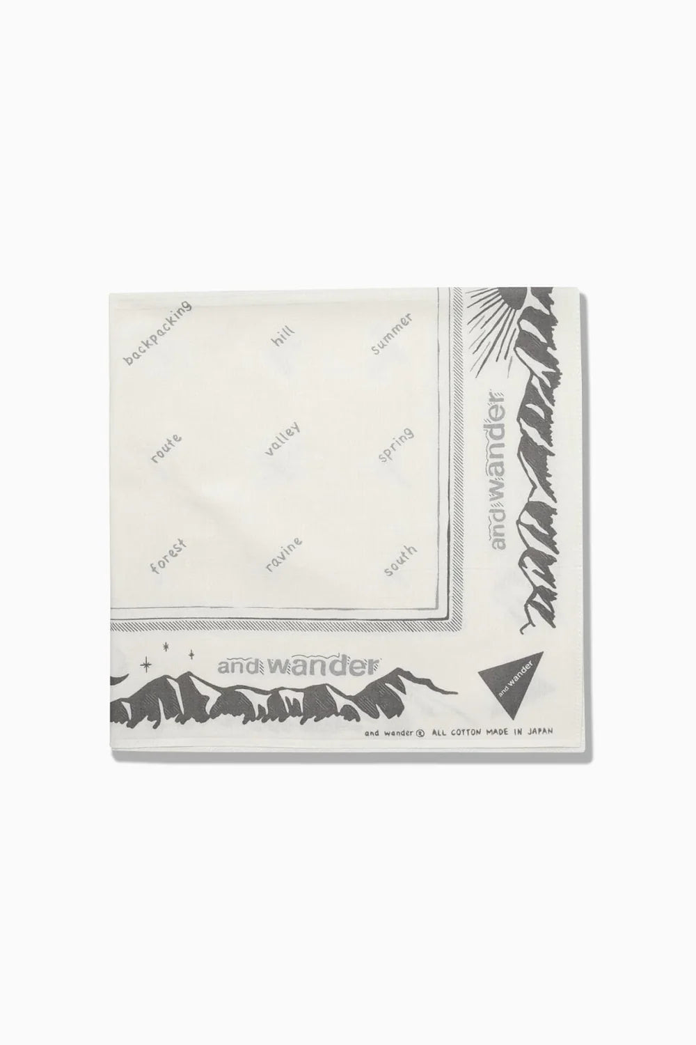 And Wander Reflective Words Bandana - 3 Colours