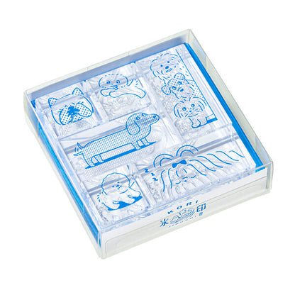 King Jim Kori Jirushi 6-Stamp Set - Dog