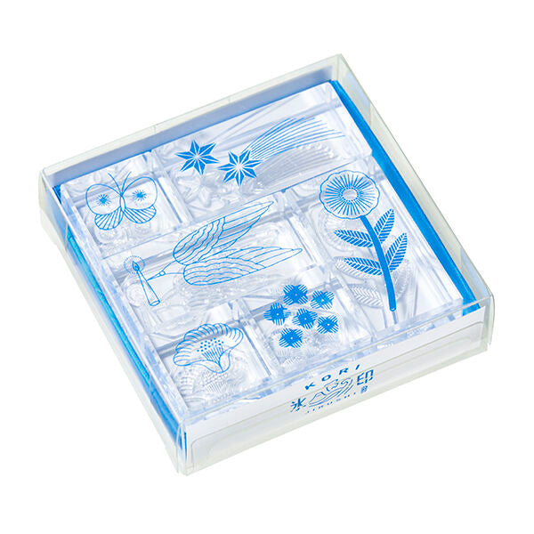 King Jim Kori Jirushi 6-Stamp Set - Bird
