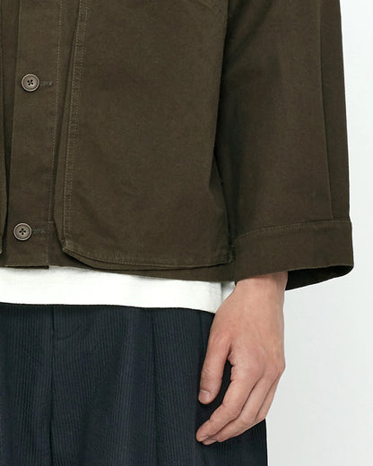 7115 by Szeki Signature Pocket Panel Shirt Jacket - Deep Olive