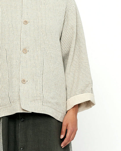 7115 by Szeki Reversible Linen Spring Jacket