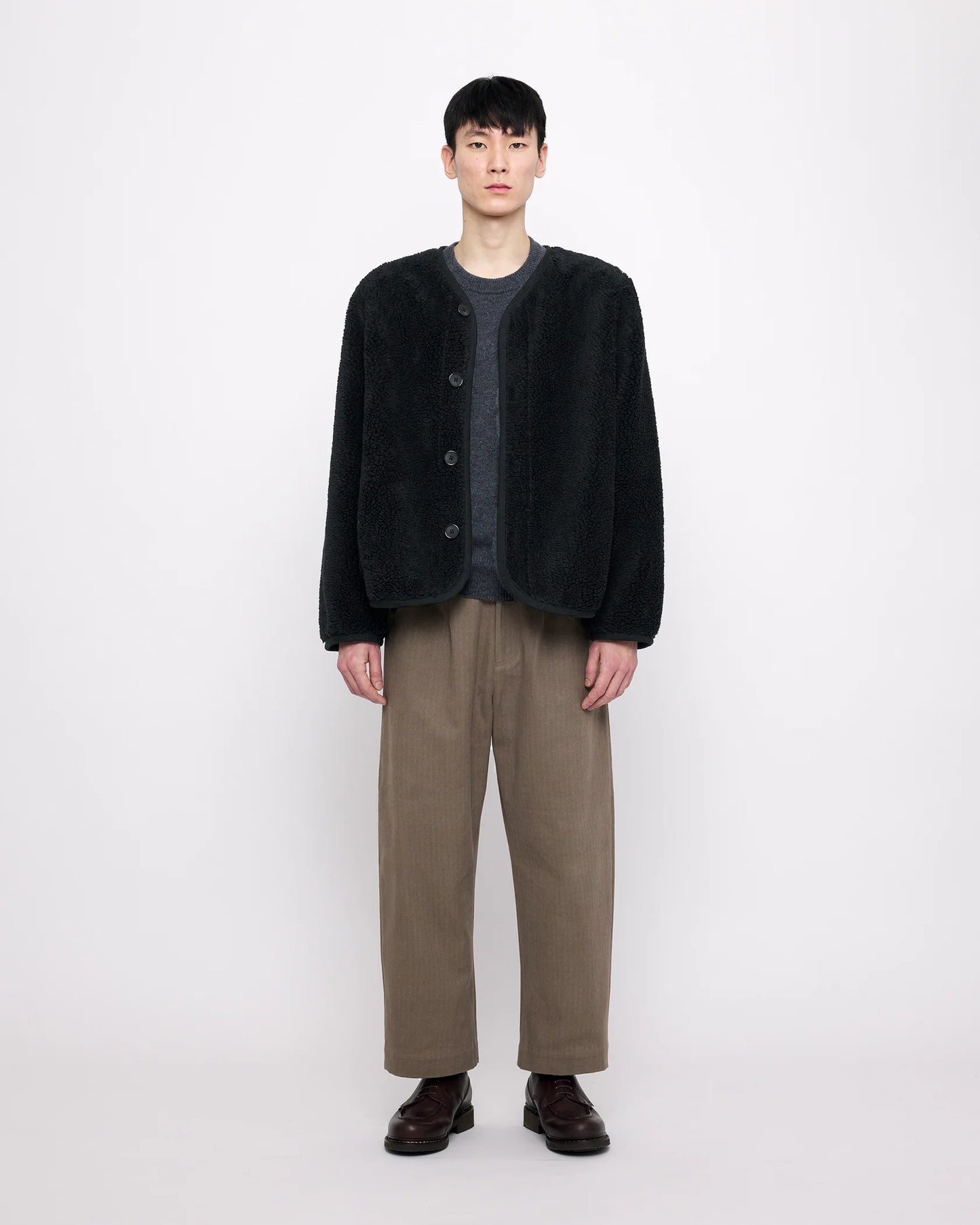 [40% off] 7115 by Szeki Curly Jacket - Black