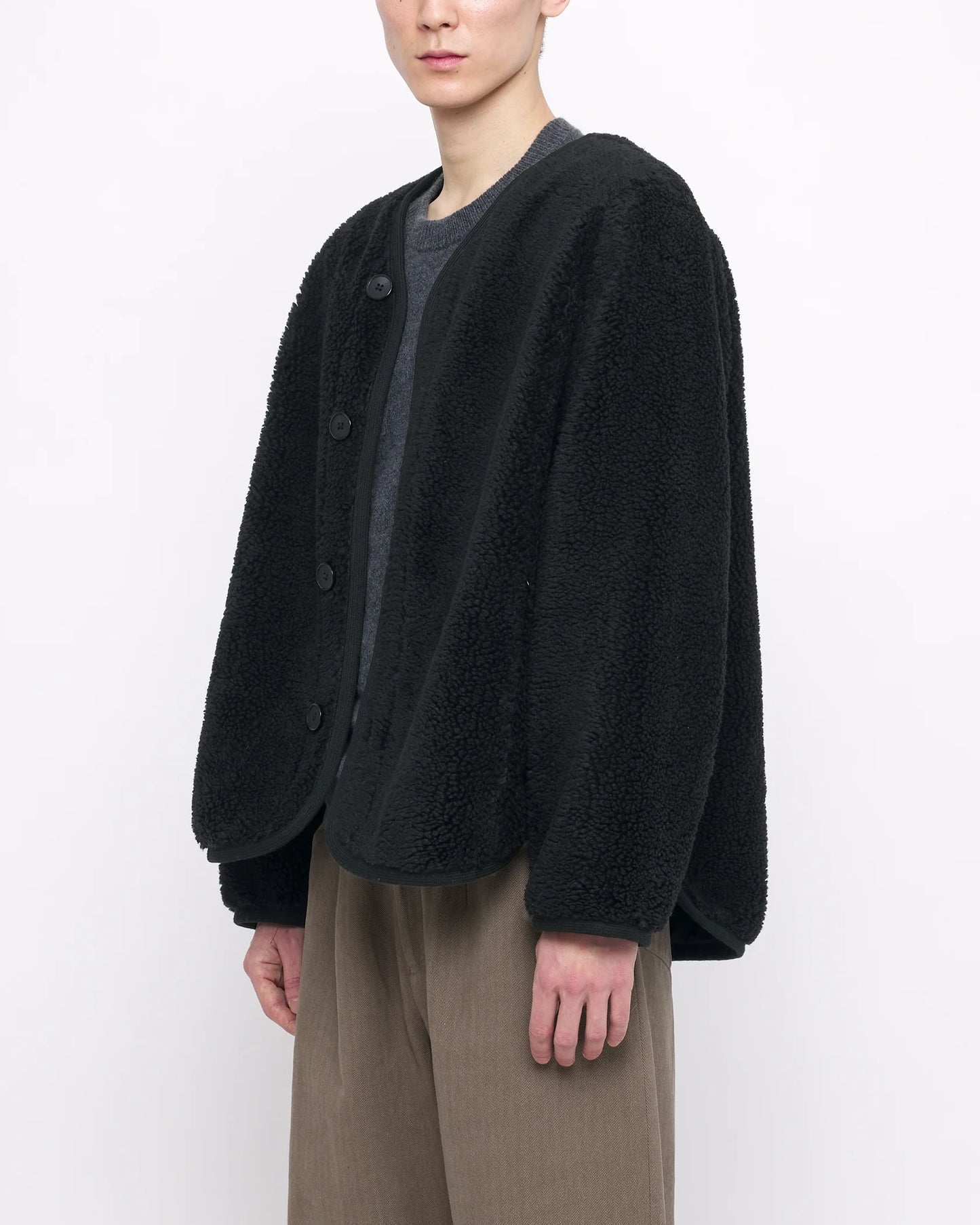 [40% off] 7115 by Szeki Curly Jacket - Black
