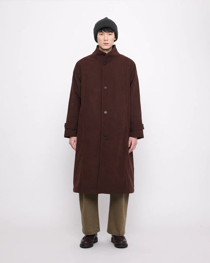 [50% off] 7115 by Szeki Unisex Padded Fleece Coat - Chestnut