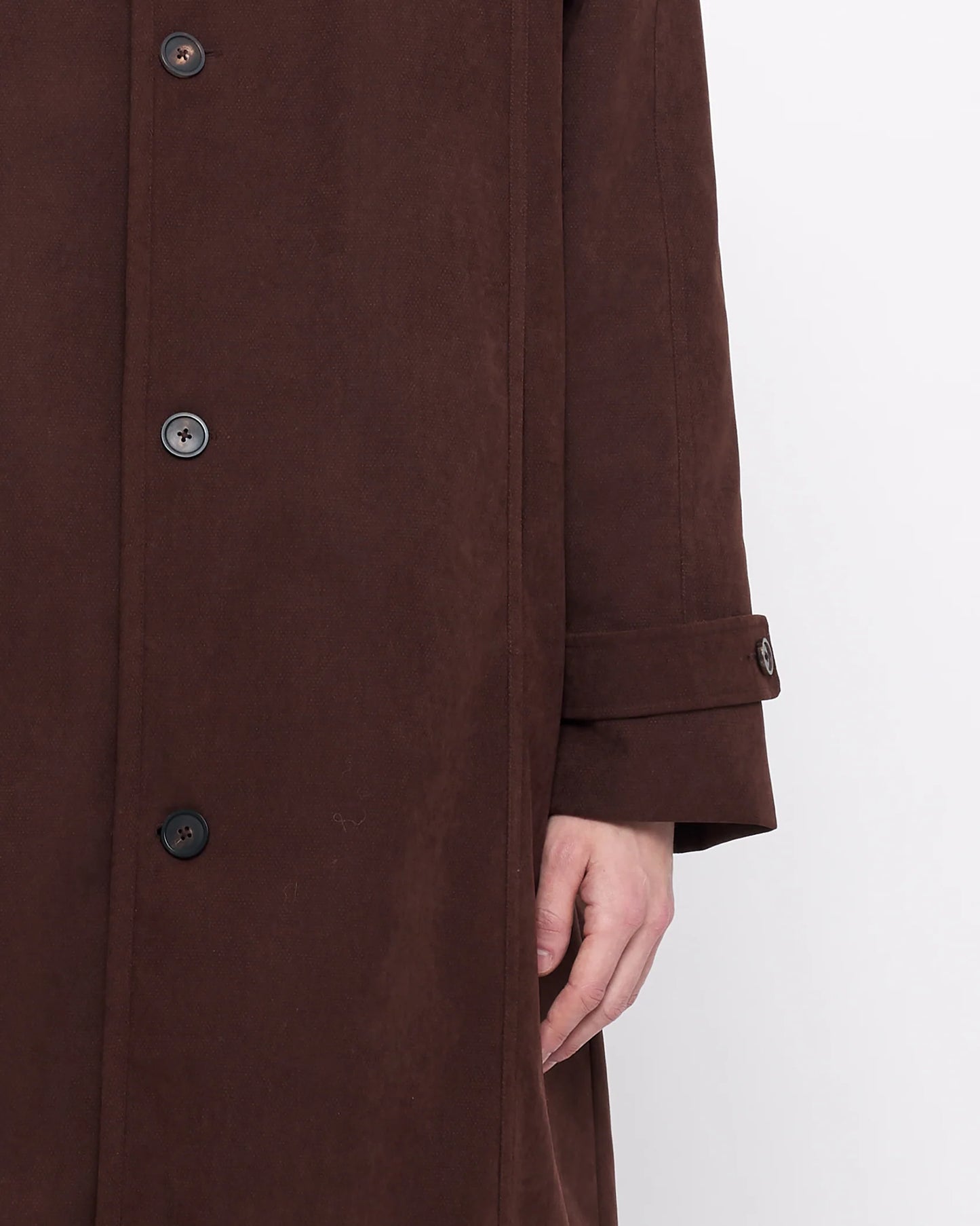 [50% off] 7115 by Szeki Unisex Padded Fleece Coat - Chestnut