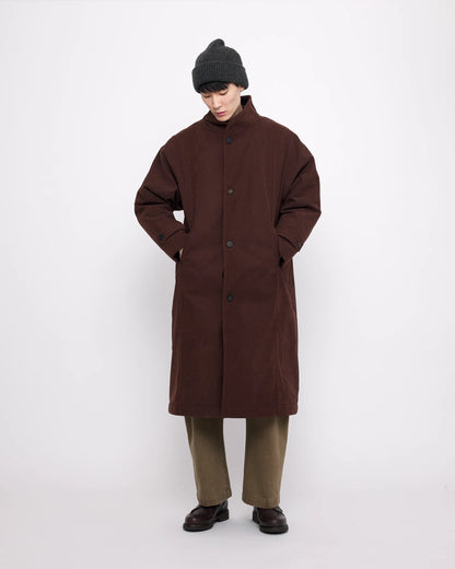 [50% off] 7115 by Szeki Unisex Padded Fleece Coat - Chestnut