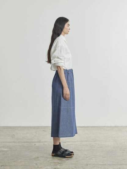 Nicholson & Nicholson Heart Denim Skirt - Blue