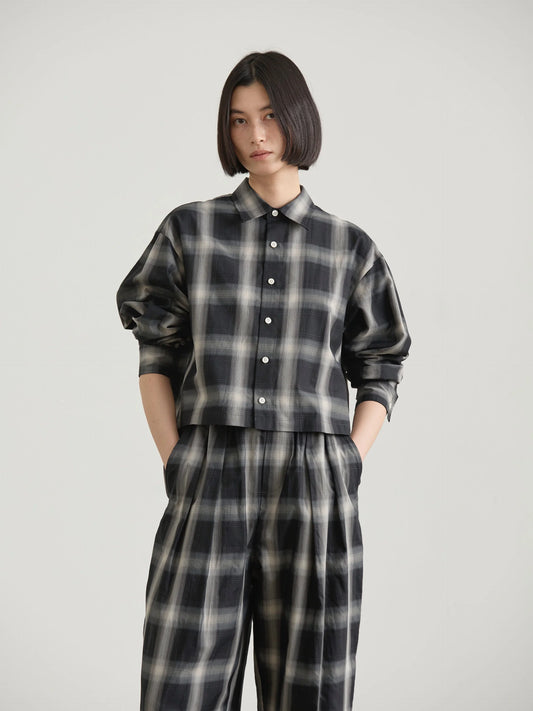 Nicholson & Nicholson Sara Shirt - Gray Check