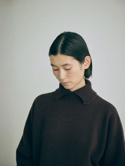 Nicholson & Nicholson Lulu Wool Knitted Sweater - Brown