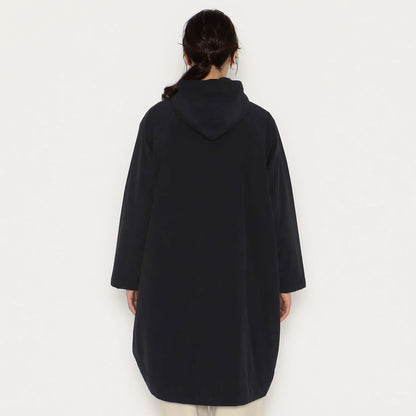 Danton Woman's Hooded Coat - Navy