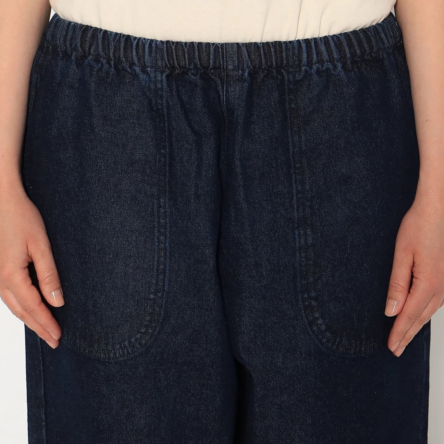 Danton Women's Denim Easy Pants - Indigo