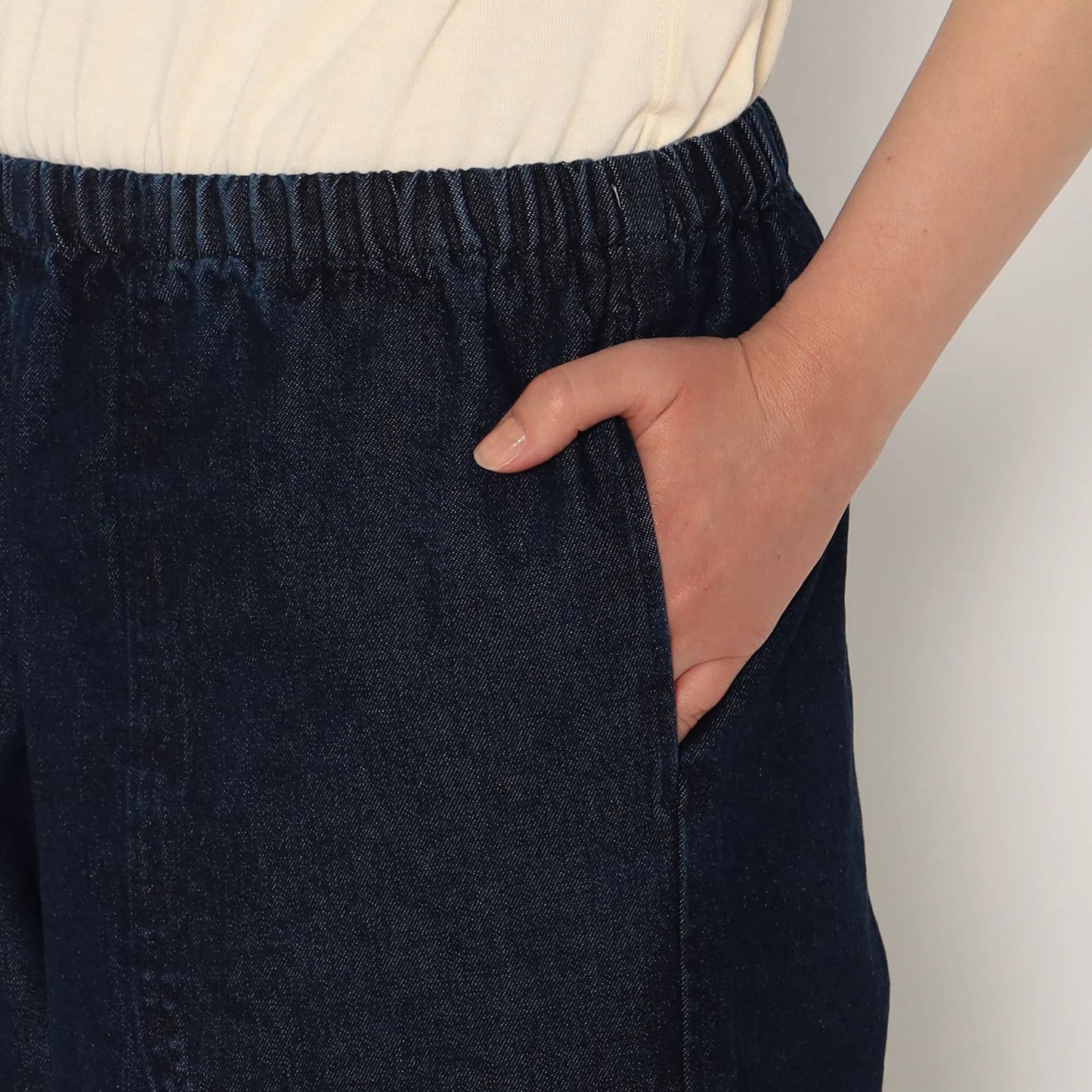 Danton Women's Denim Easy Pants - Indigo