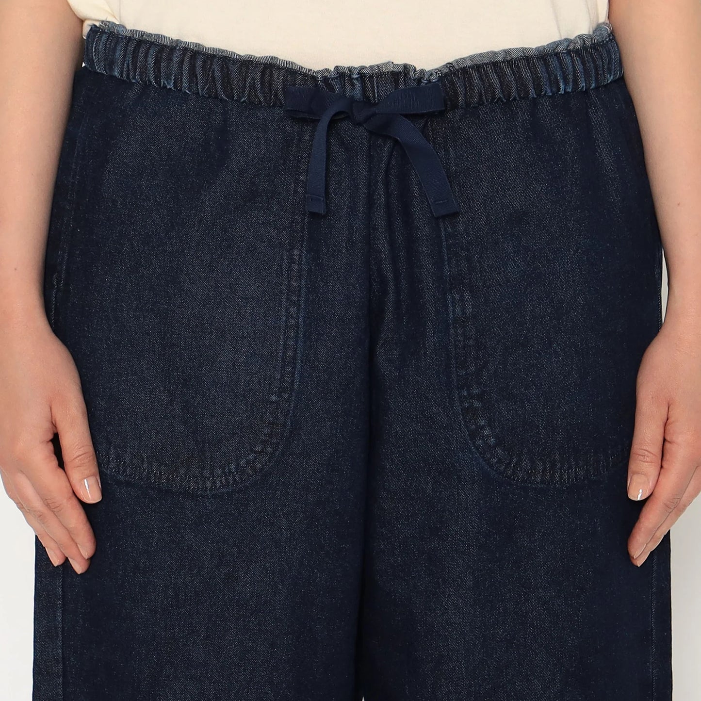 Danton Women's Denim Easy Pants - Indigo