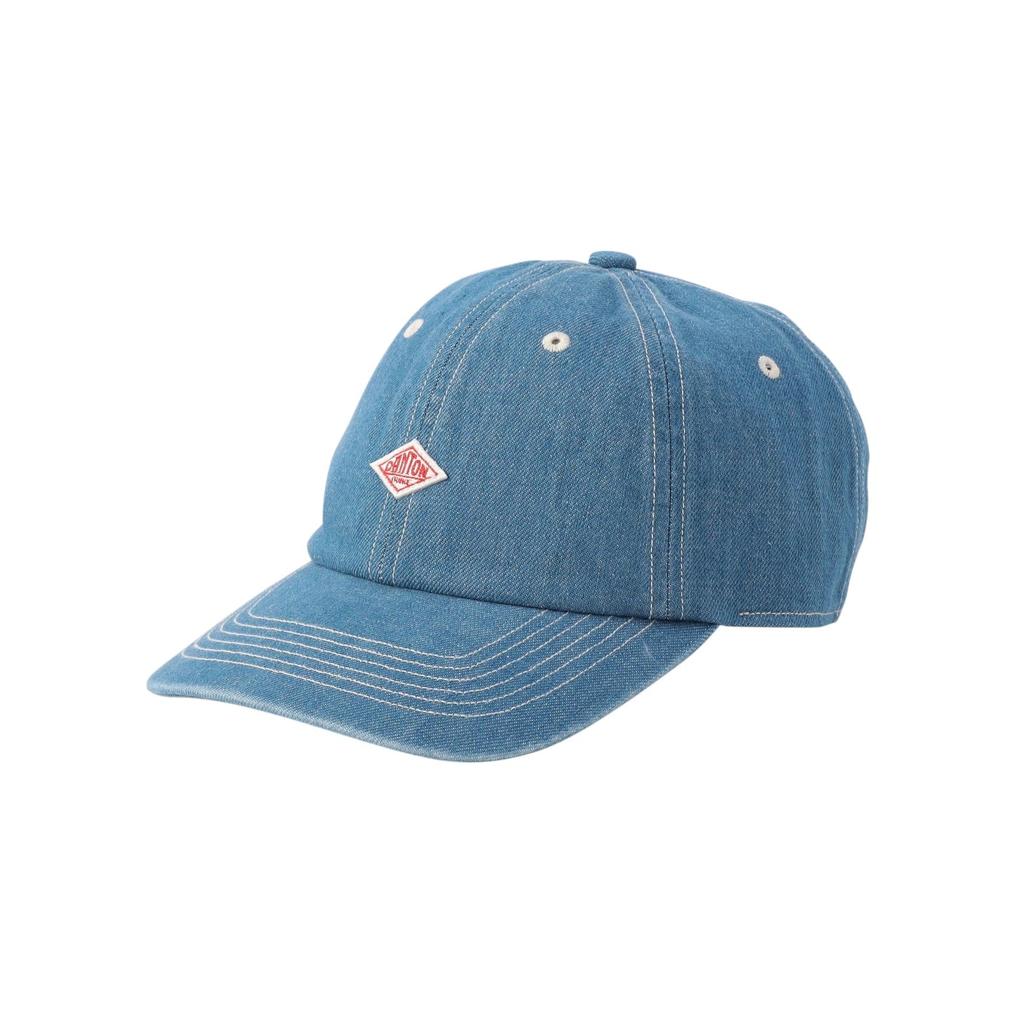 Danton 6-Panel Logo Unisex Denim Baseball Cap- Fade Blue