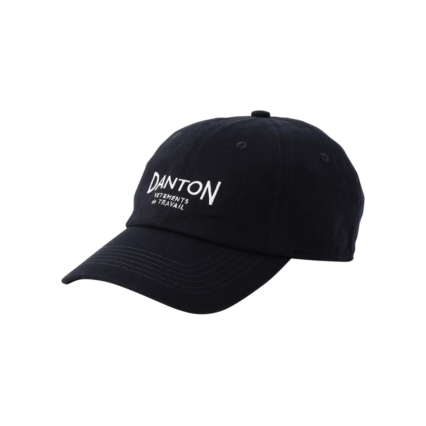 Danton 6-Panel Logo Unisex Cotton Twill Baseball Cap- Dark Navy