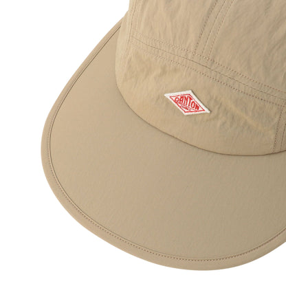 Danton 6-Panel Logo Unisex Nylon Typewriter Baseball Cap- Beige