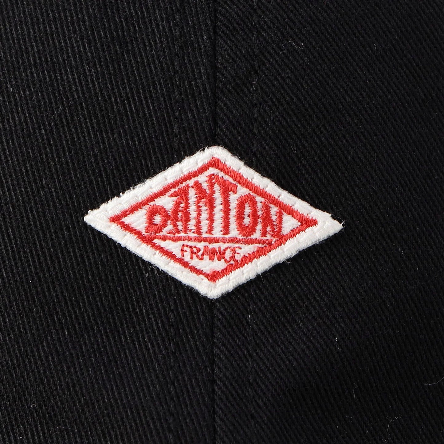 Danton 6 Panel Chino Cloth Baseball Cap - Black