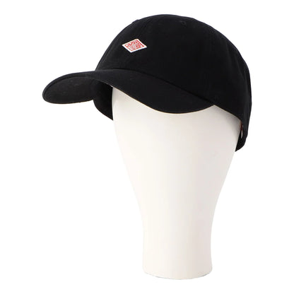 Danton 6 Panel Chino Cloth Baseball Cap - Black