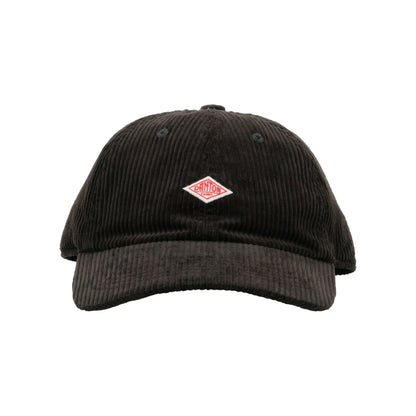 Danton 6-Panel Unisex Corduroy Baseball Cap - Dark Brown