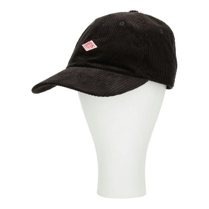 Danton 6-Panel Unisex Corduroy Baseball Cap - Dark Brown