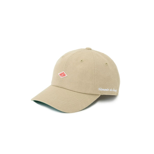 Danton 6 Panel Polyester Serge Baseball Cap - Beige