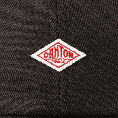 Danton 6 Panel Polyester Serge Baseball Cap - Brown
