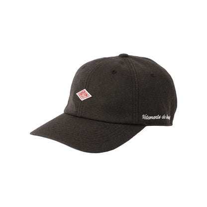 Danton 6 Panel Polyester Serge Baseball Cap - Brown
