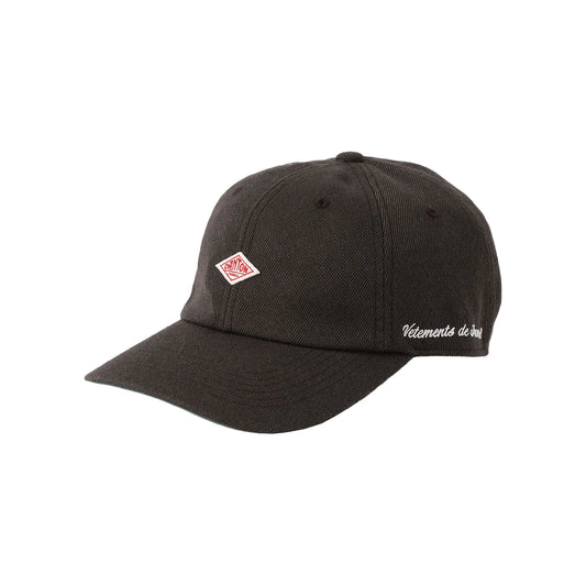 Danton 6 Panel Polyester Serge Baseball Cap - Brown