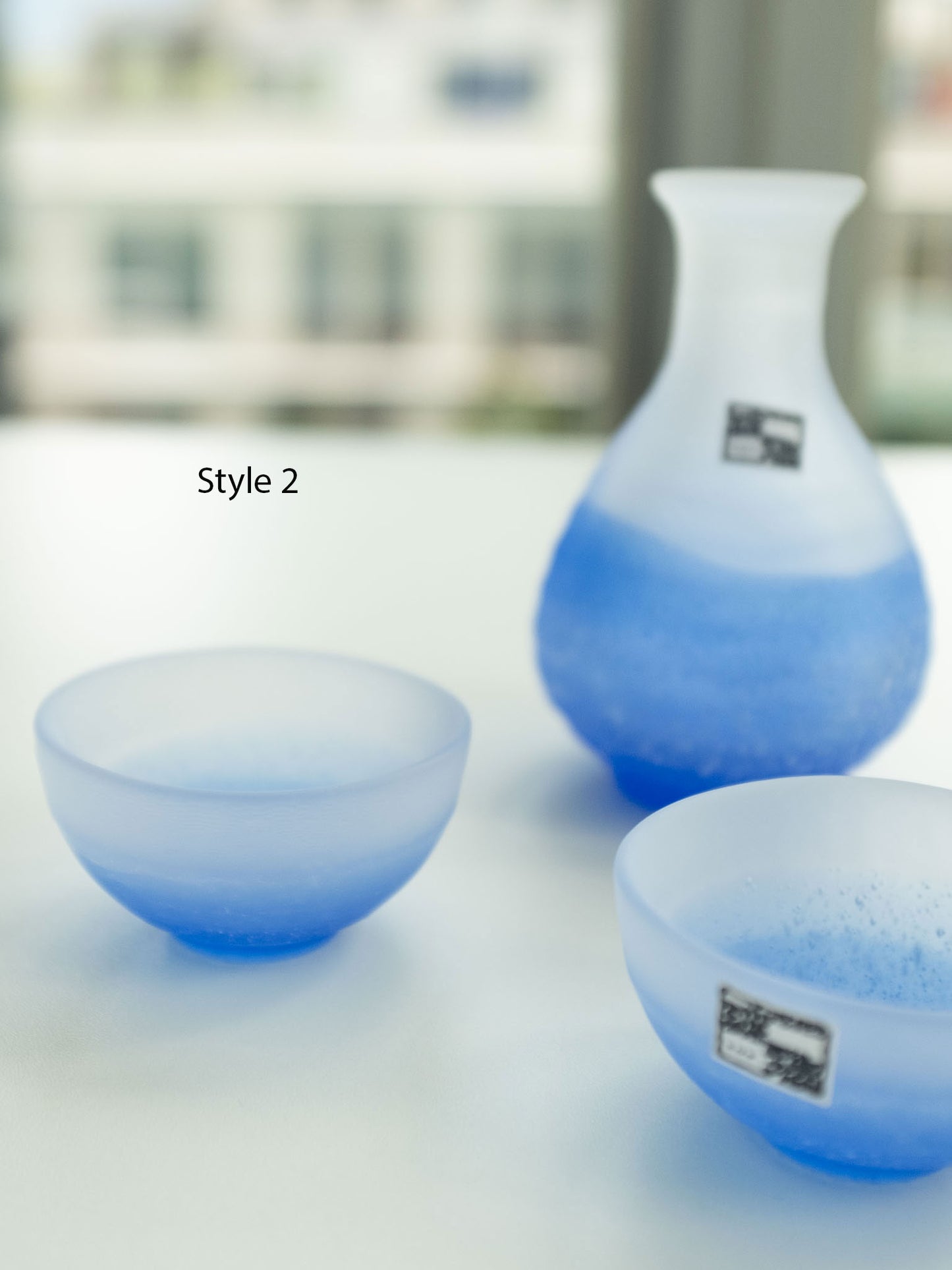 HIROTA "Fubuki/吹雪" Sake Set (Blue) - 2 Styles